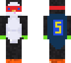 superhero penguin