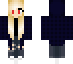 black and blue girl