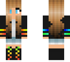 cool rainbow girl