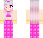 pink mermaid princess