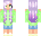 purple hair girl