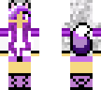 purple wolf girl
