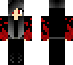 red and black vampire girl