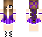 evie with a cheerleader outfit