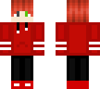 red hoodie