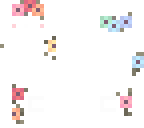 white floral skin