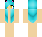 blue hair with cat ears base