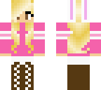 cute girl half bunny