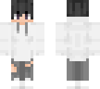 girl in a white hoodie