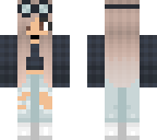 girl with goggles