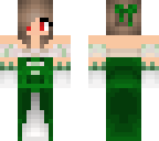 green ballgown