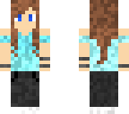 normal blue girl skin