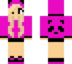 pink girl panda