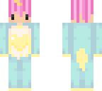 pink haired unicorn boy