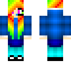 rainbow gamer girl