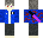 school boy with sword