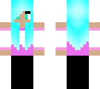 teal and pink