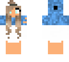 blue camo girl