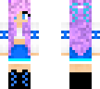 blue cheerleader