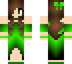 green dress with bow