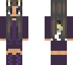 purple cat girl