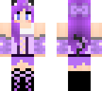 purple kawaii girl