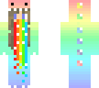 rainbow dino girl