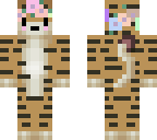 tiger skin female flower crown