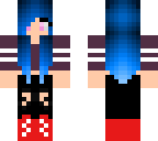 blue hair girl