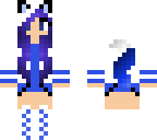 blue wolf girl