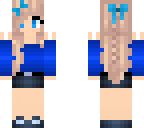 cute blue girl