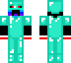 fake diamond armor rainbow mob