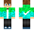 green and blue nike guy