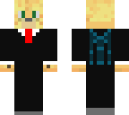 my minecraft skin ocelot in tuxedo with m on back