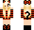 orange cat girl