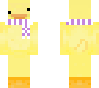 purple scarf duck