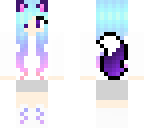 purple wolf girl