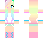 rainbow cat girl