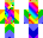 rainbow girl