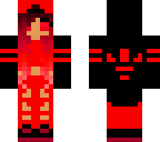 red and blck girl