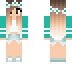 teen girl wearing teal edit