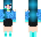 the blue girl