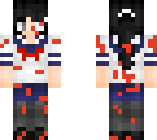 yandere-chan with eye patch and blood