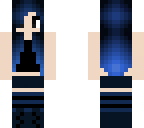 blue goth girl
