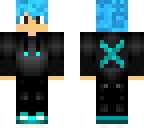 blue hair boy