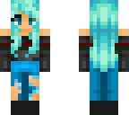 blue hair gucci girl