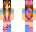 cotton candy cat girl