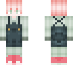 pink overalls boy