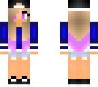 purple blue girl