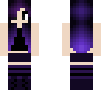 purple goth girl